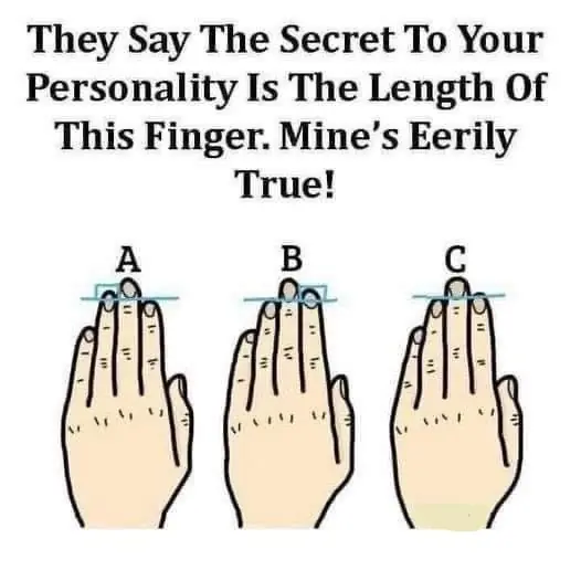The insights your finger length offer about your personality
