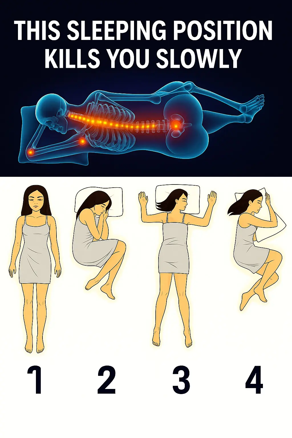 The Most Dangerous Sleeping Position: What You Didn't Know