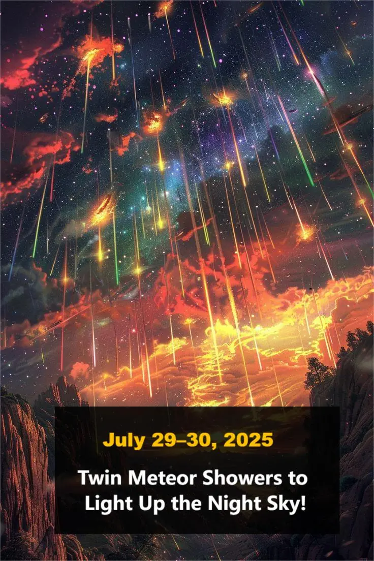 🌠 Twin Meteor Showers Set to Illuminate the Night Sky July 29–30, 2025 🌠