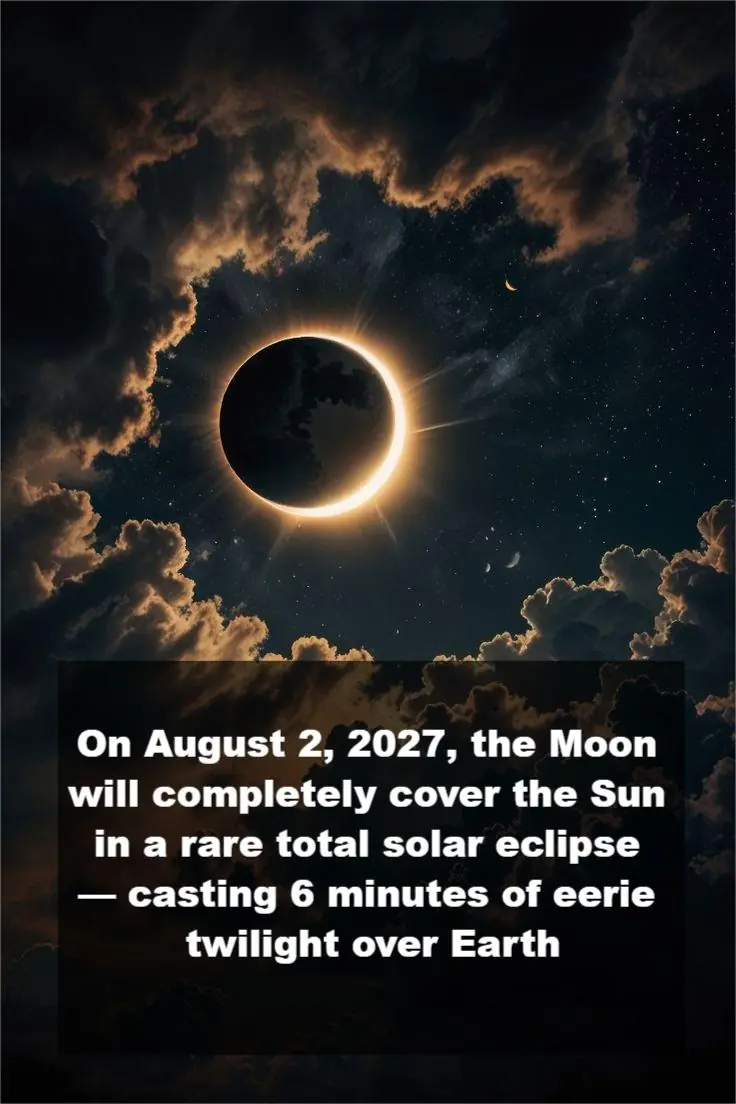 🌘 The Longest Total Solar Eclipse of the Century Is Coming — August 2, 2027