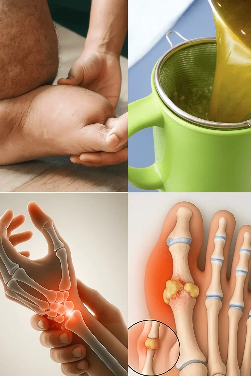 Drink This Natural Tea to Relieve Swelling in Legs, Ankles, and Feet