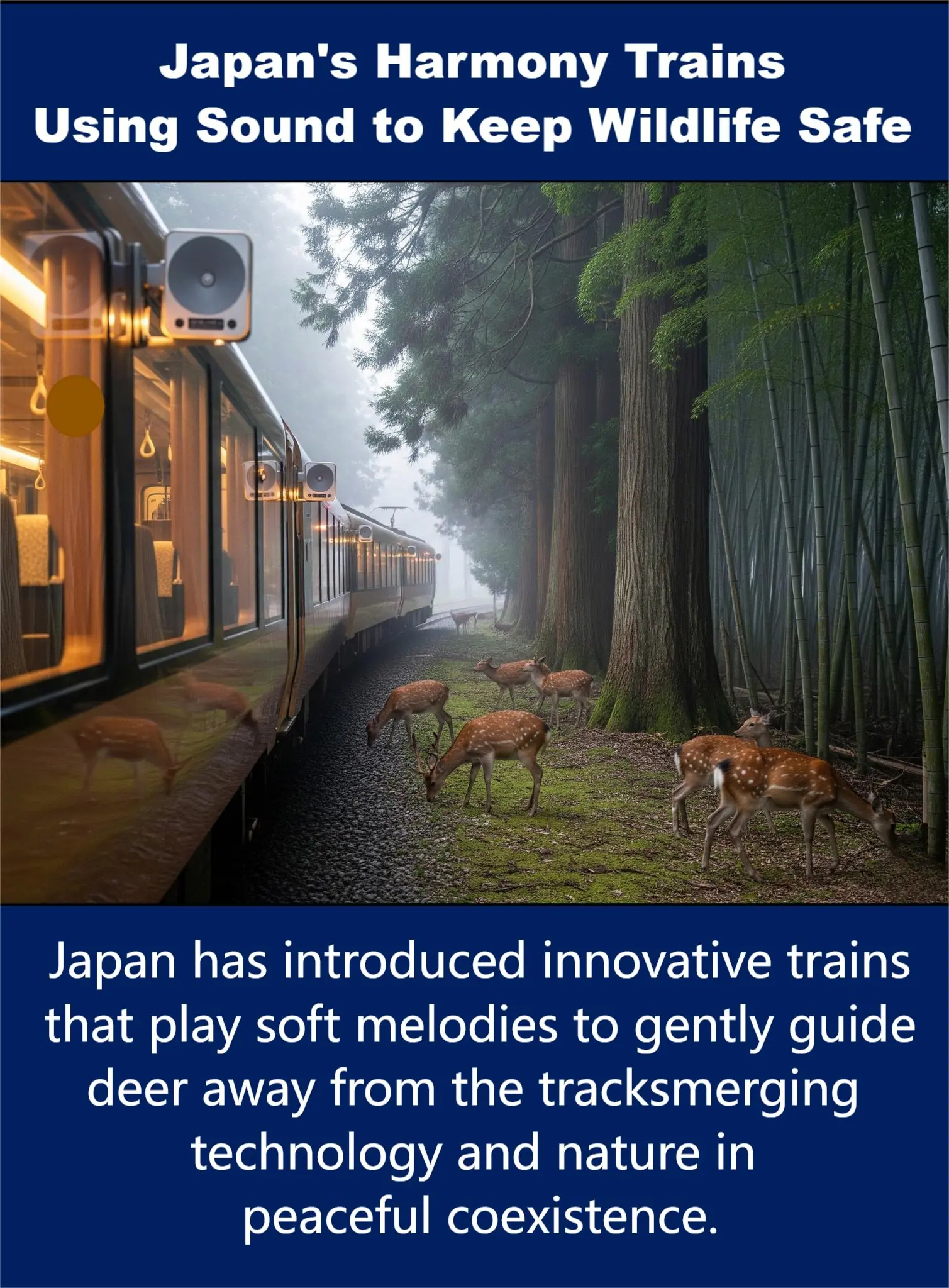 Japan’s Harmony Trains: Blending Innovation and Compassion to Protect Wildlife