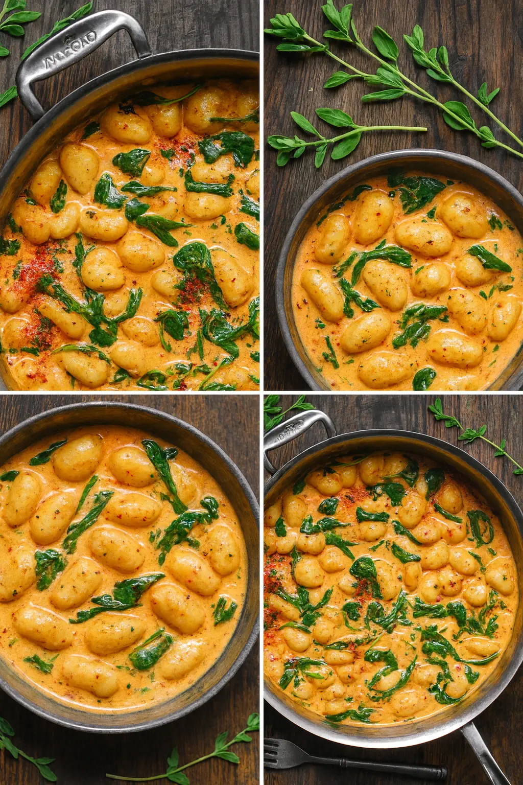 Creamy Spinach Gnocchi (20-Minute, One-Pan Meal)