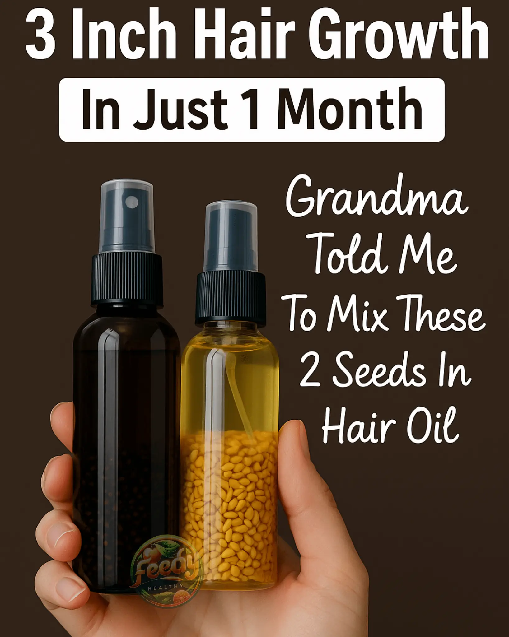 Mix these seeds in oil for long thick hair