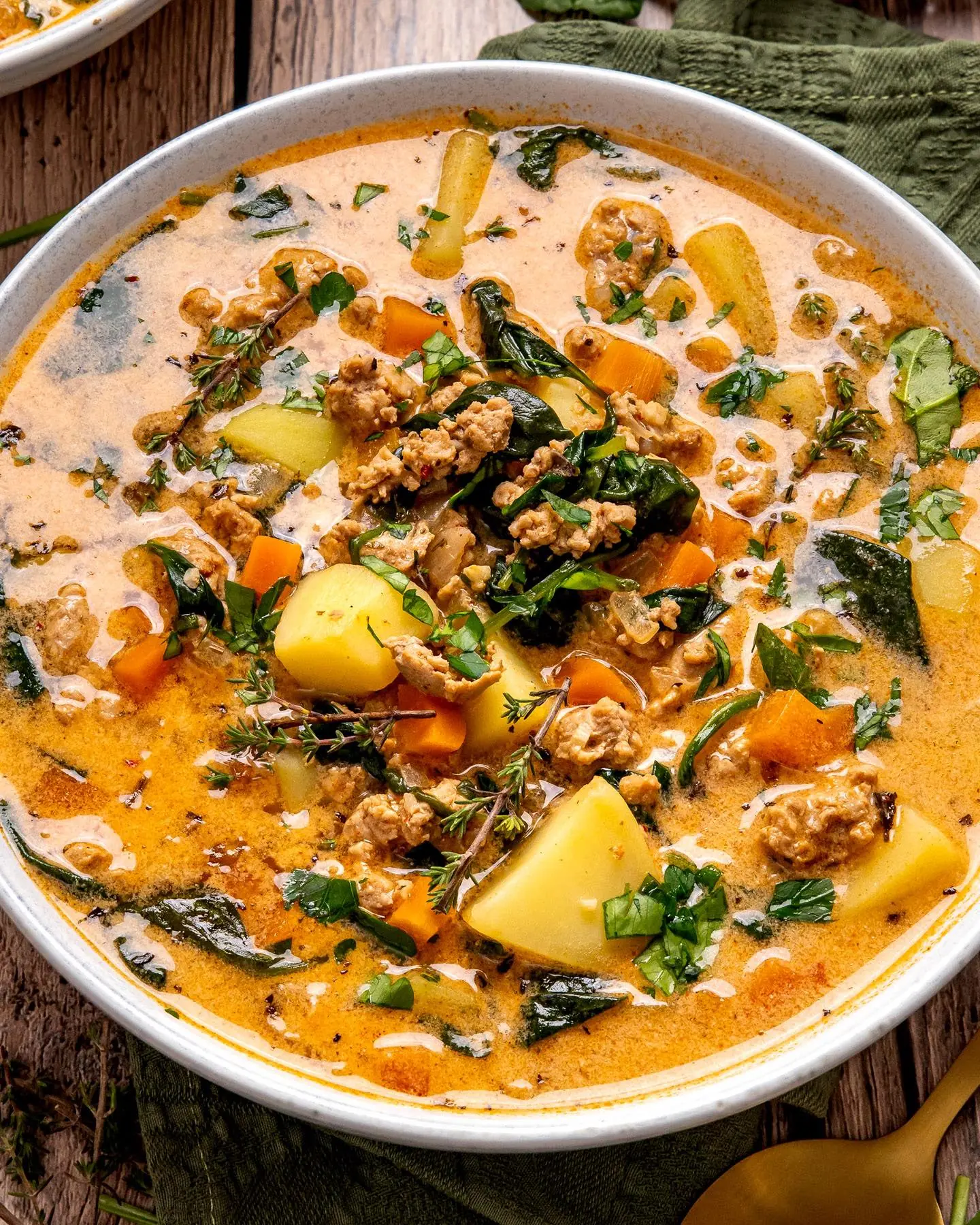 Italian Sausage Potato Soup