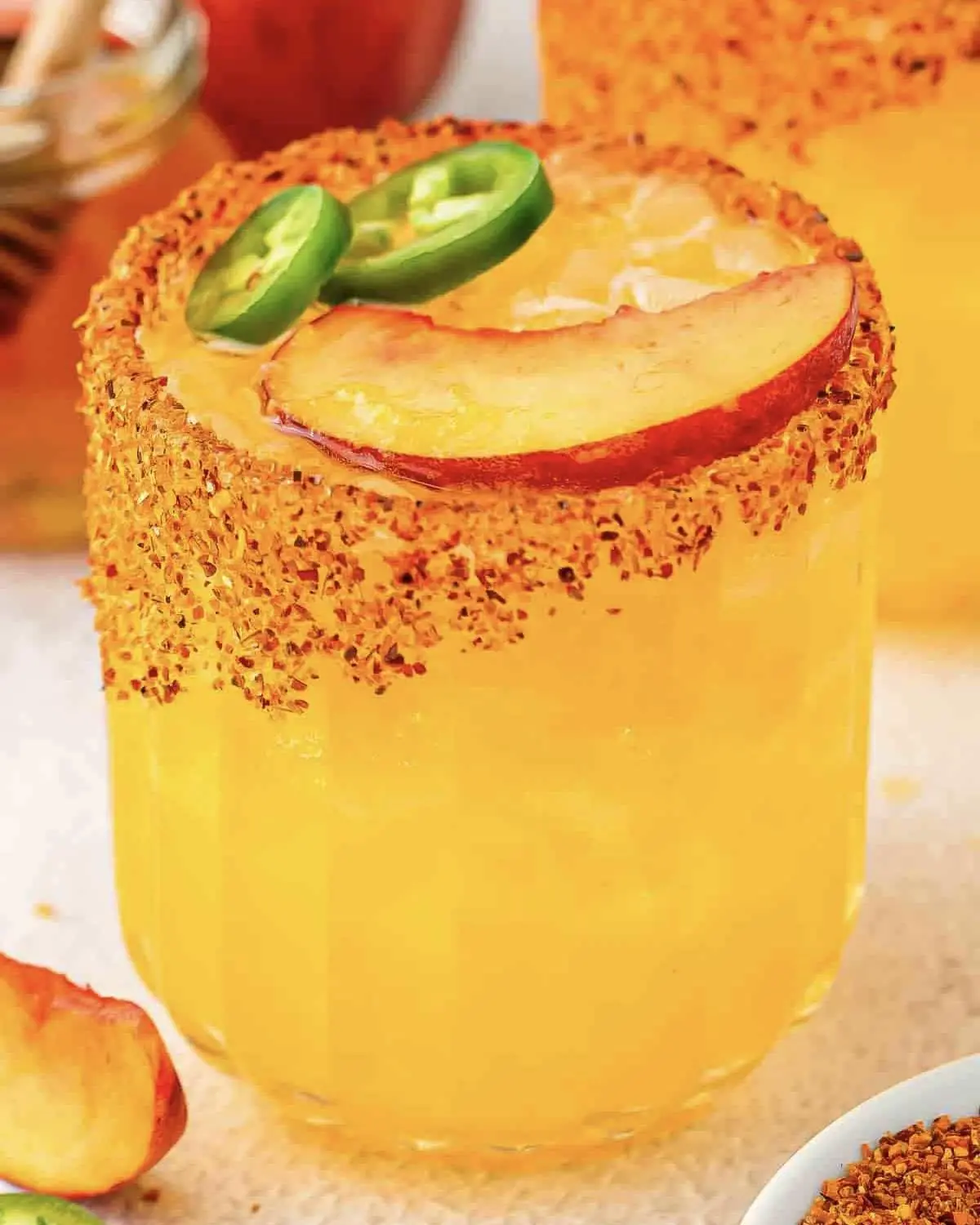 Spicy Peach Margarita