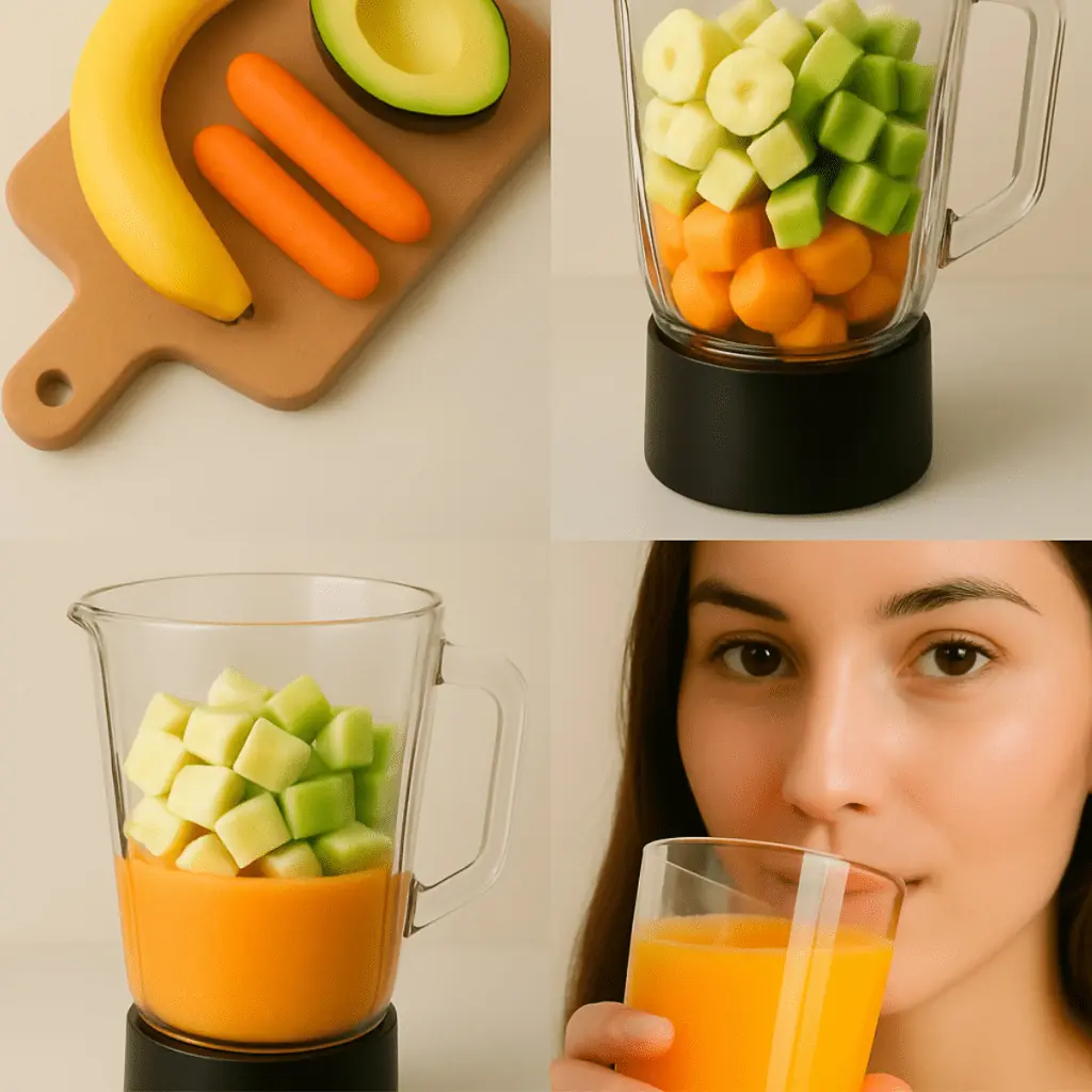 Sip Your Way to Radiance: The Ultimate Banana, Avocado & Carrot Smoothie That’ll Transform Your Health! 🥑🍌🥕