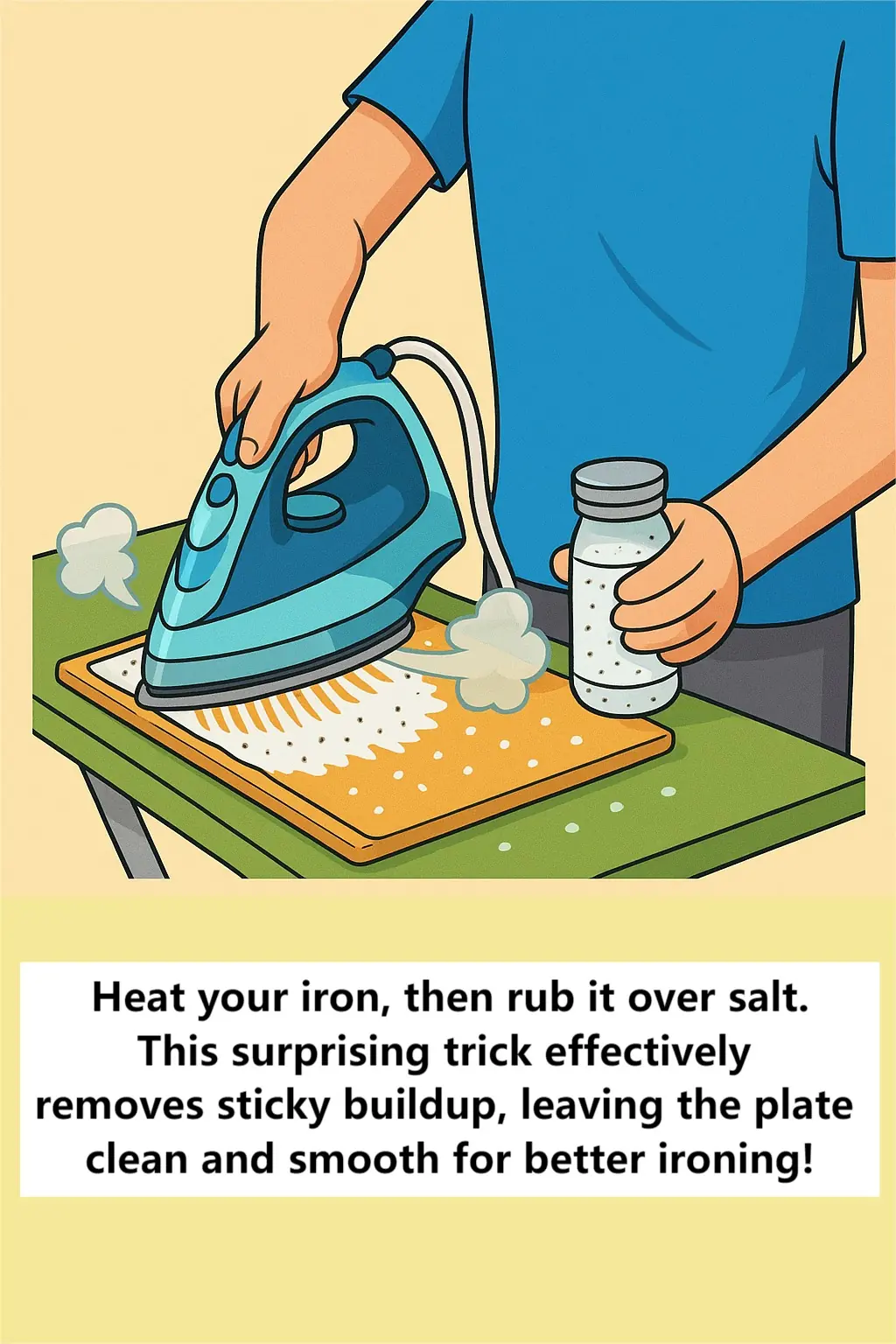 Simple Salt Hack Helps Clean Sticky Irons and Improve Performance