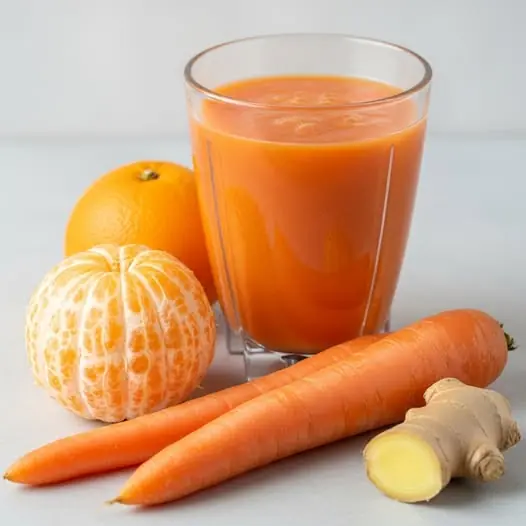 Morning Carrot and Orange Smoothie: Energy and Health in a Glass