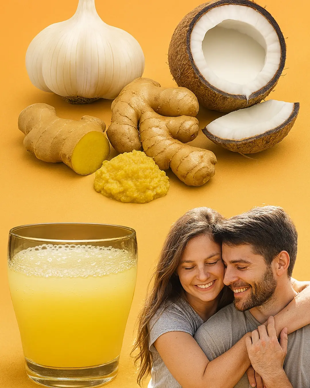 Unleash Your Inner Fire: The Coconut Water, Garlic, and Ginger Tonic That’ll Ignite Your Nights