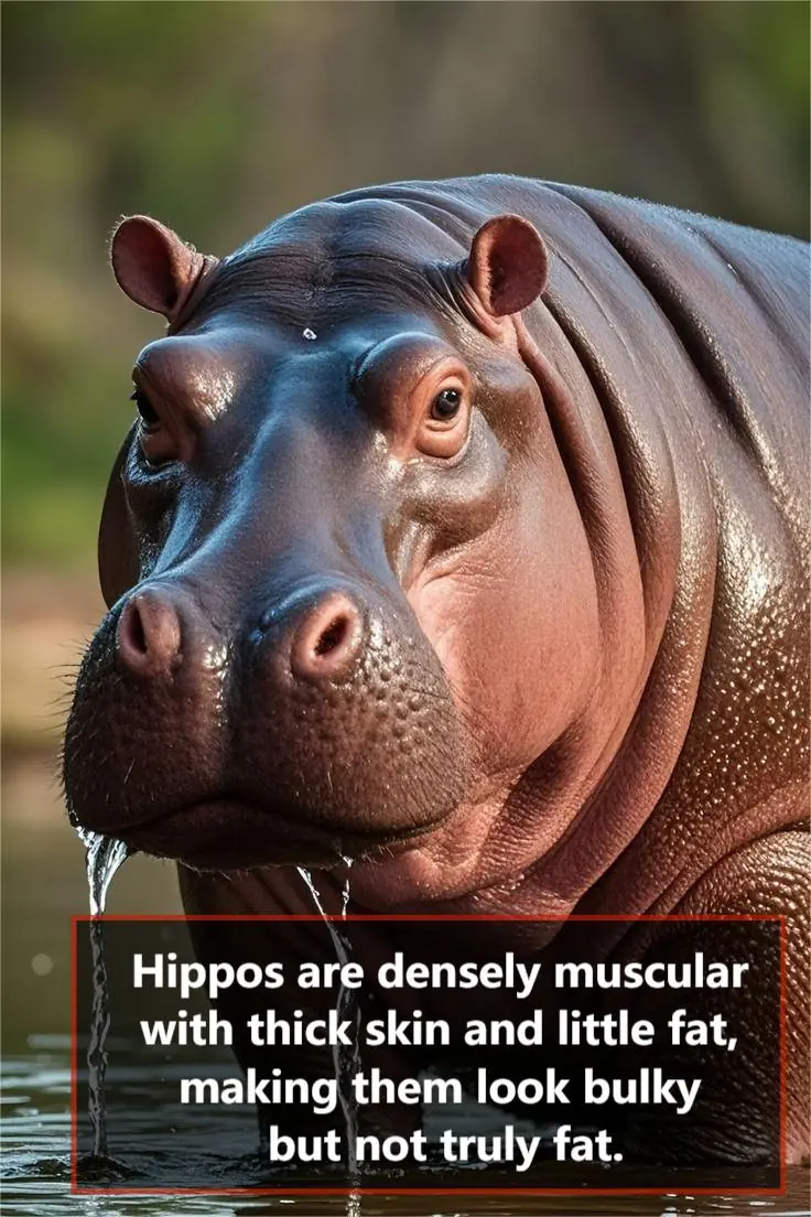Hippos: Surprisingly Muscular Giants, Not Fat Creatures