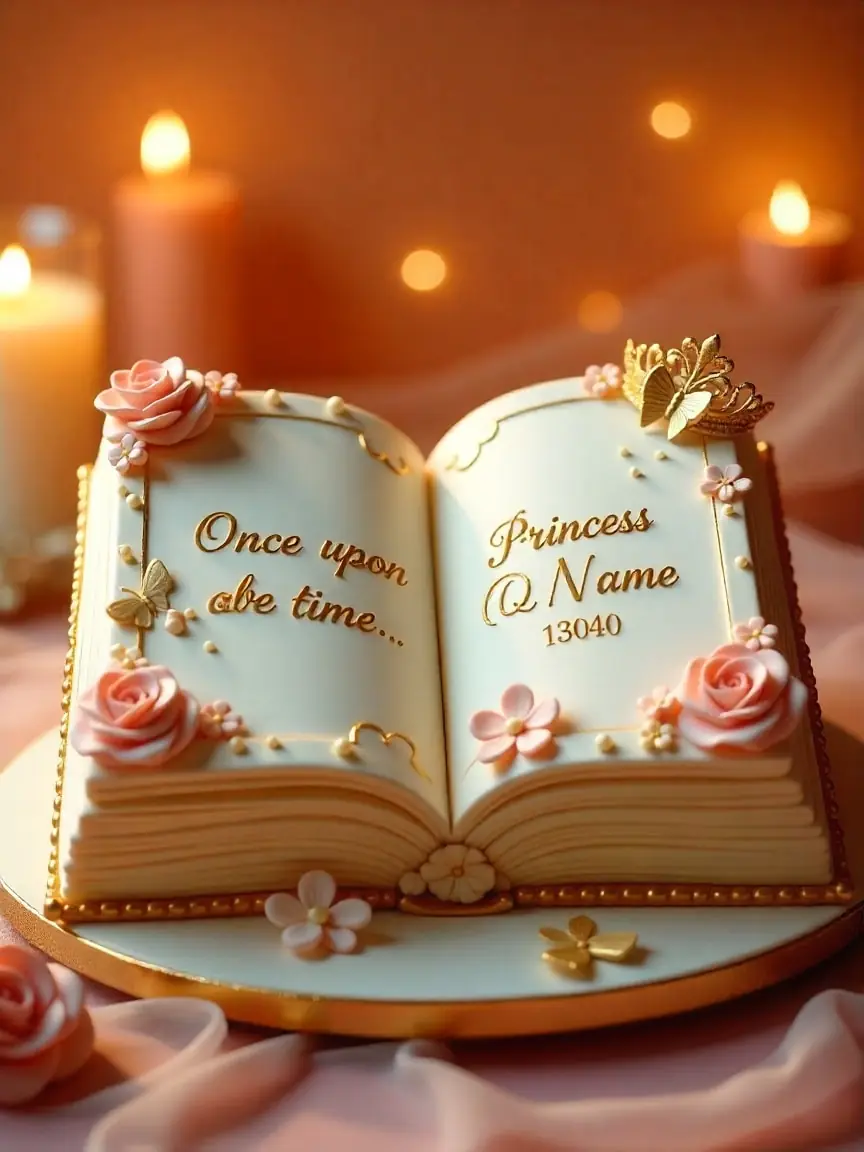📖🎂 Book of Fairytales Cake