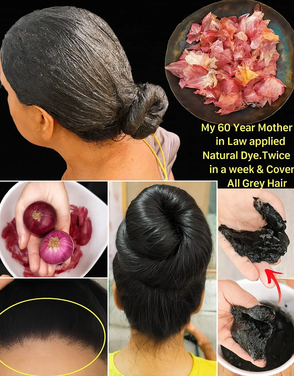 Onion Peels: Transform Gray Hair Naturally with Stunning, Long-Lasting Color
