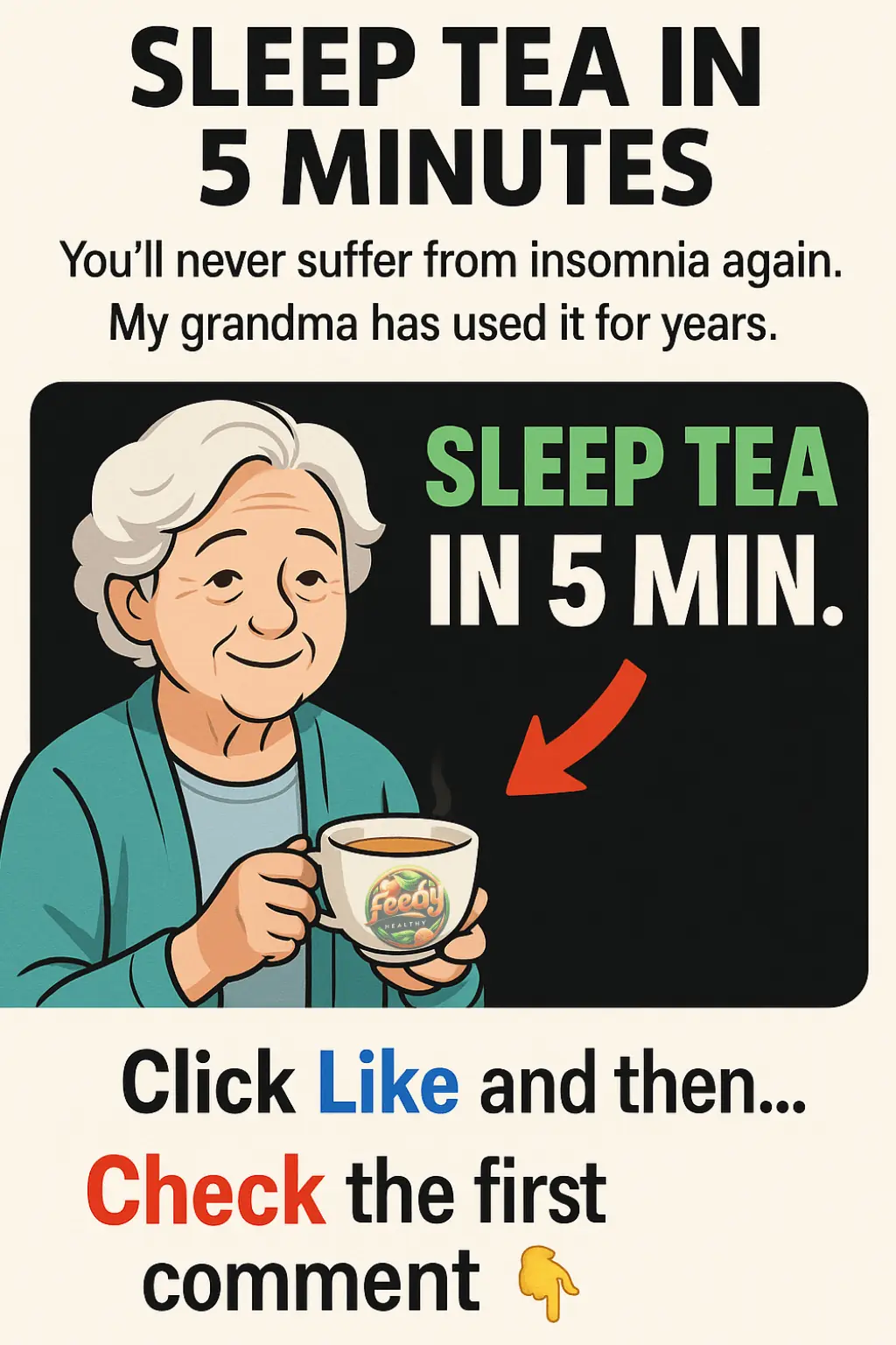 Discover Grandma’s Sleep Tea: Helps You Fall Asleep in Just 5 Minutes