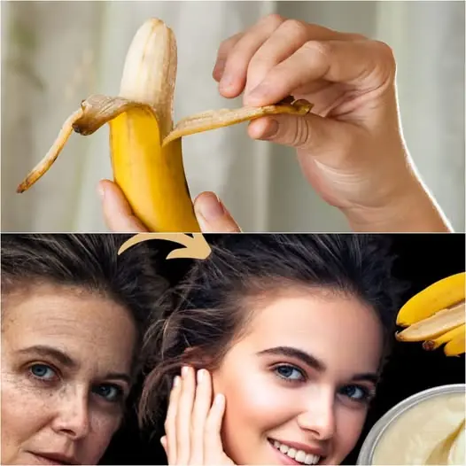 Banana Peel & Cornstarch – 100-Year-Old Anti-Wrinkle Treatment! 🍌✨