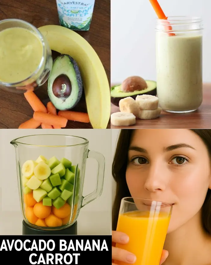 This Banana, Avocado & Carrot Smoothie Will Transform Your Health in One Sip!