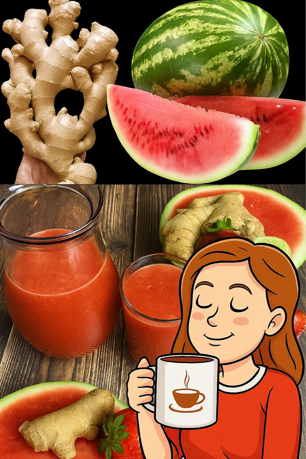 Unleash Your Inner Glow: The Ultimate Watermelon, Carrot, Beetroot, and Ginger Juice Revolution!