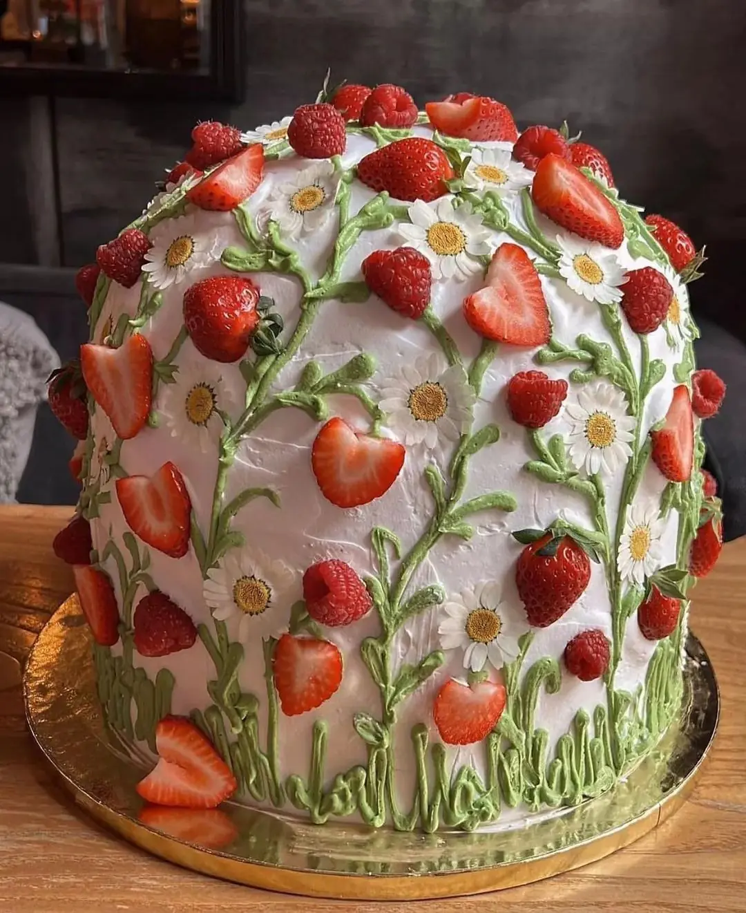 Strawberry Meadow Cake