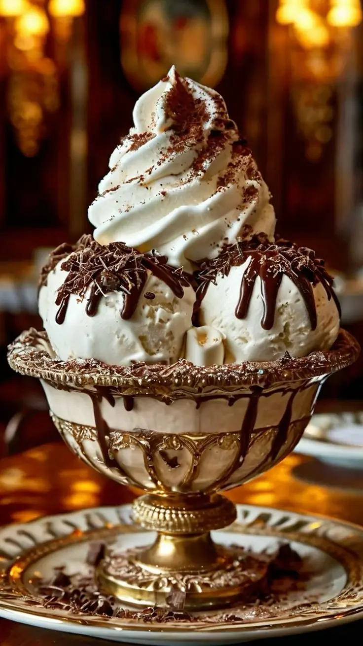 Royal Chocolate Vanilla Sundae