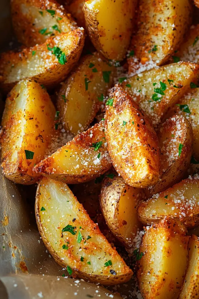 🥔 Crispy Parmesan Potato Wedges