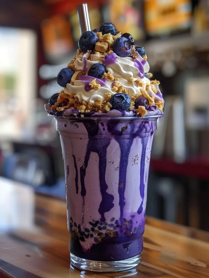 Blueberry Cheesecake Milkshake