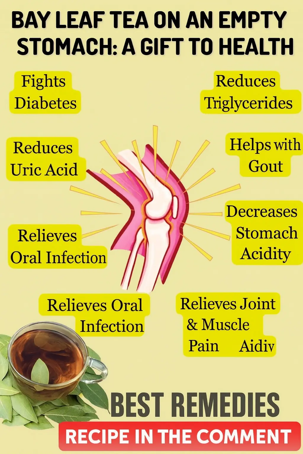 The Benefits of Drinking Bay Leaf Tea on an Empty Stomach for Your Health