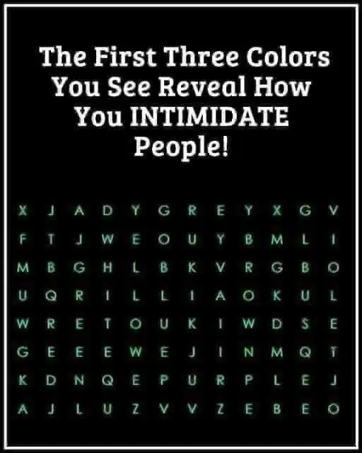 Unveiling Personality Secrets: What’s the First Color You See?