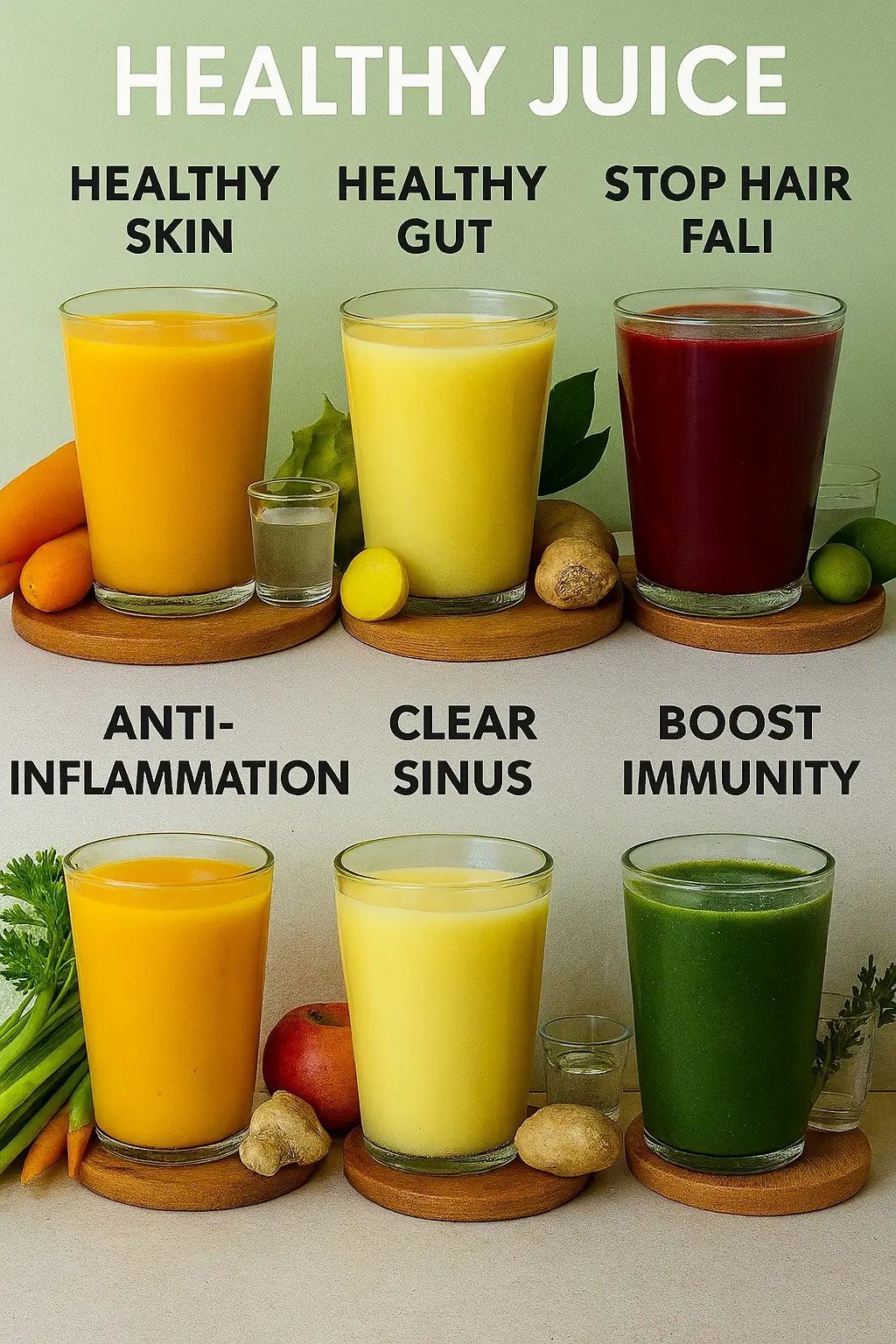 Sip Your Way to Radiance: 6 Nutrient-Packed Juice Recipes for Glowing Skin, Gut Health, and More