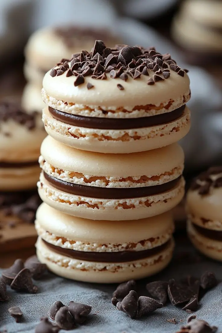 🍫 Chocolate Ganache Macarons Recipe