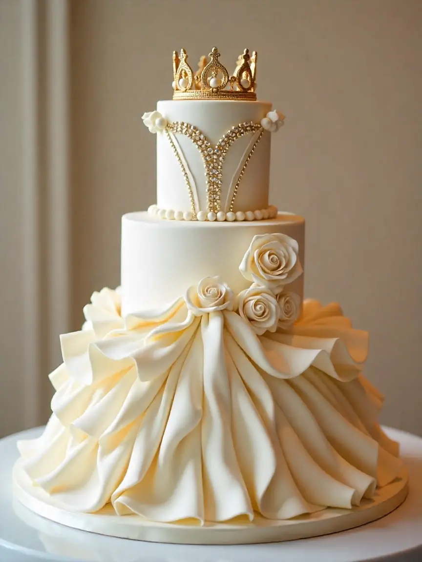 🎀 Princess Gown Cake Recipe