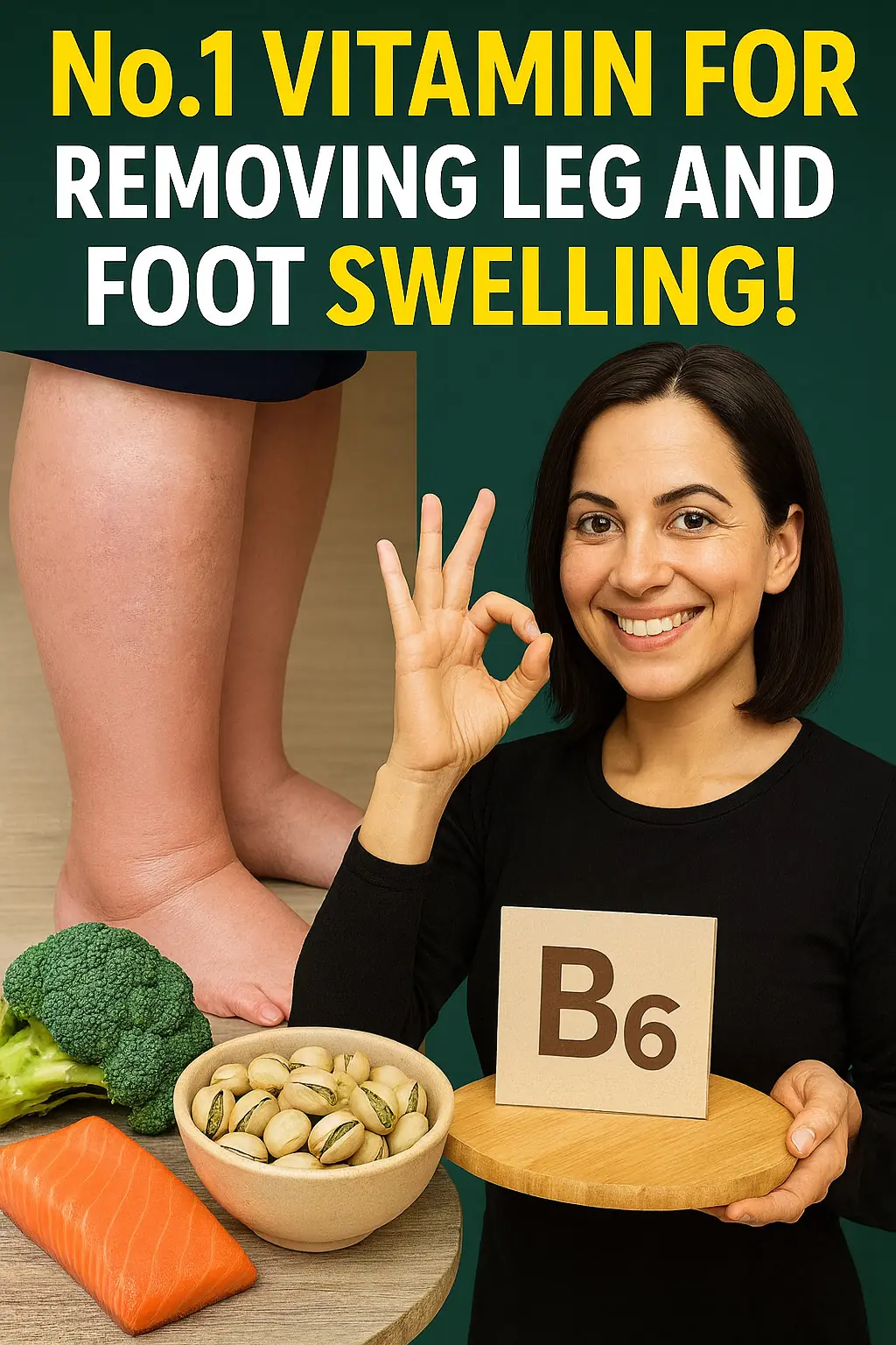 The No.1 Vitamin to Help Reduce Swelling in Your Legs and Feet