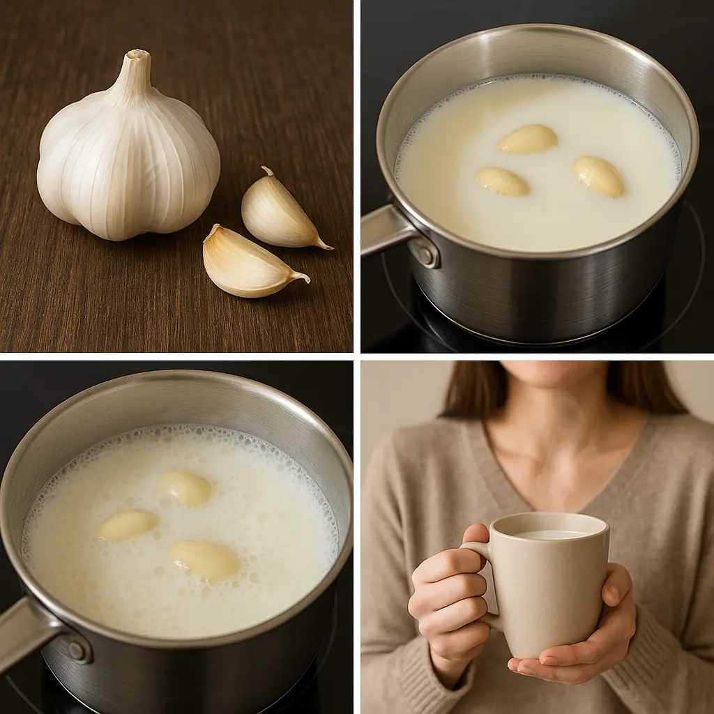 Natural Defense Against Colds and Flu with Garlic Milk