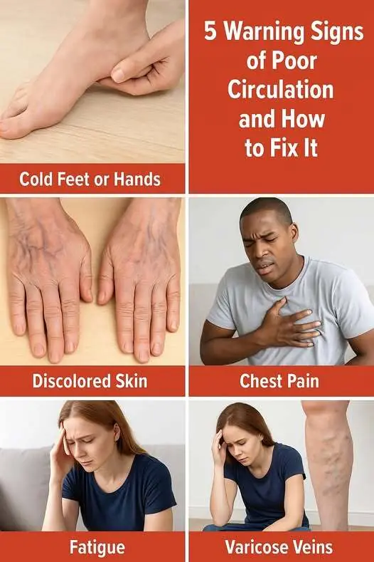 5 Warning Signs of Poor Circulation and How to Fix It