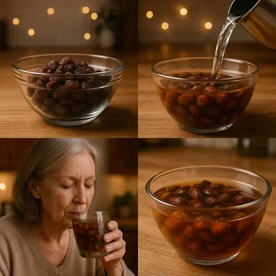 Soaked Raisins Water – A Simple Drink with Powerful Benefits! 🍇💧