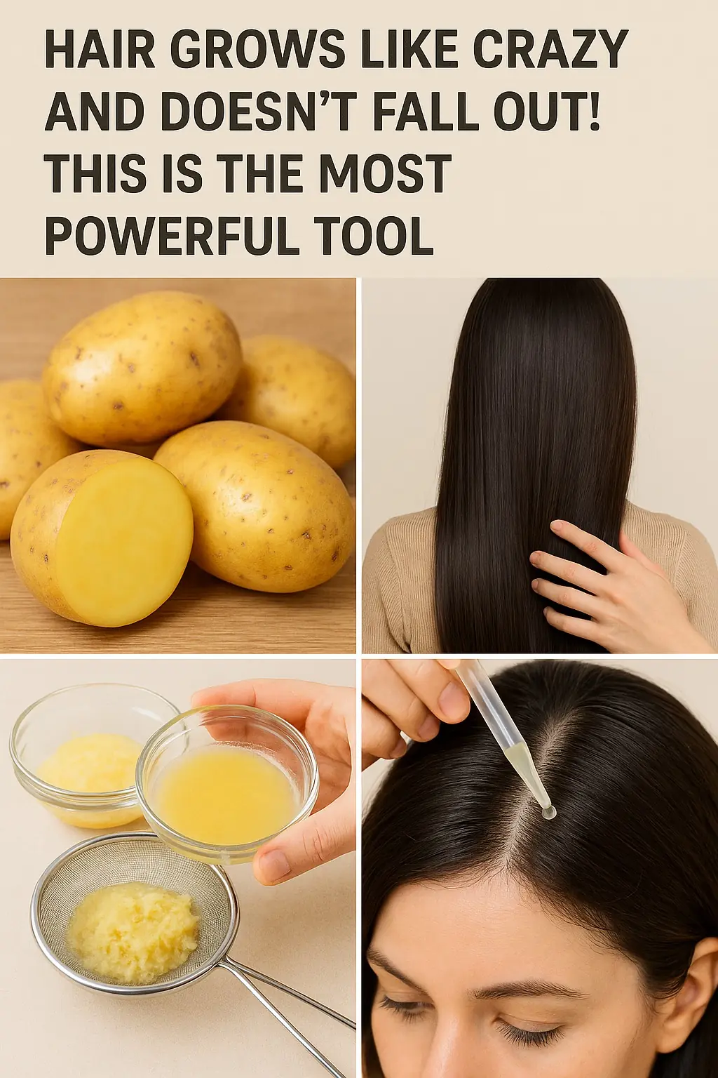 The Magic of Potatoes for Hair Care