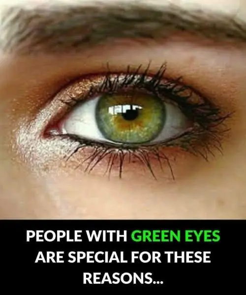 People with green eyes are special for these reasons with…