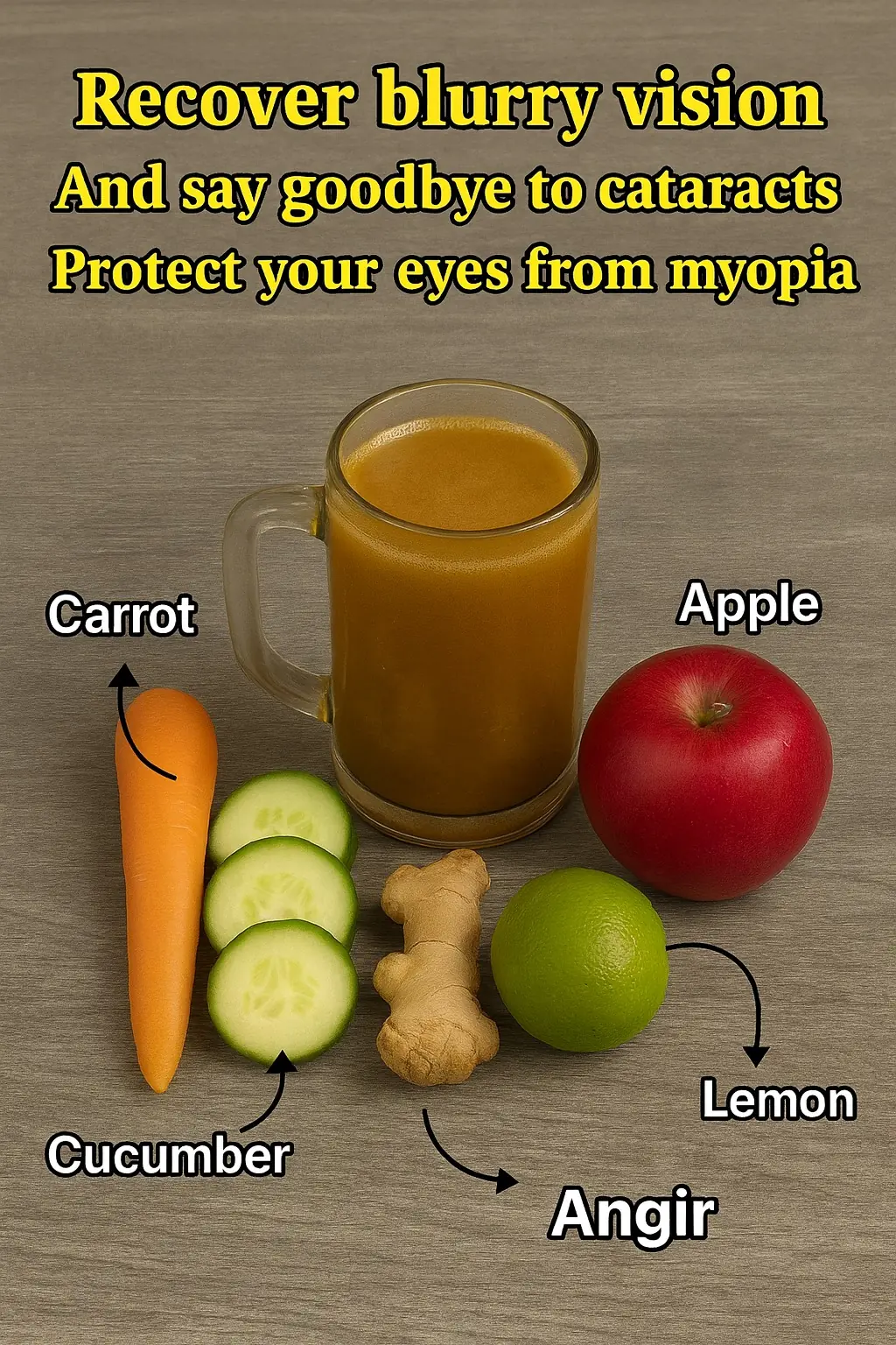 Clear Vision Naturally: The Ultimate Smoothie to Combat Cataracts and Myopia