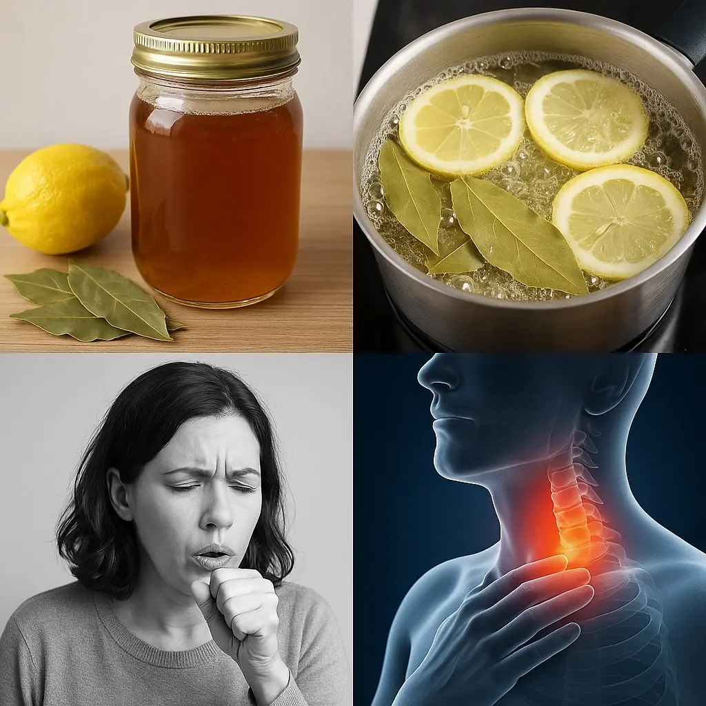 Cleanse Your Lungs and Stop Coughing: A Natural Syrup of Bay Leaf and Lemon
