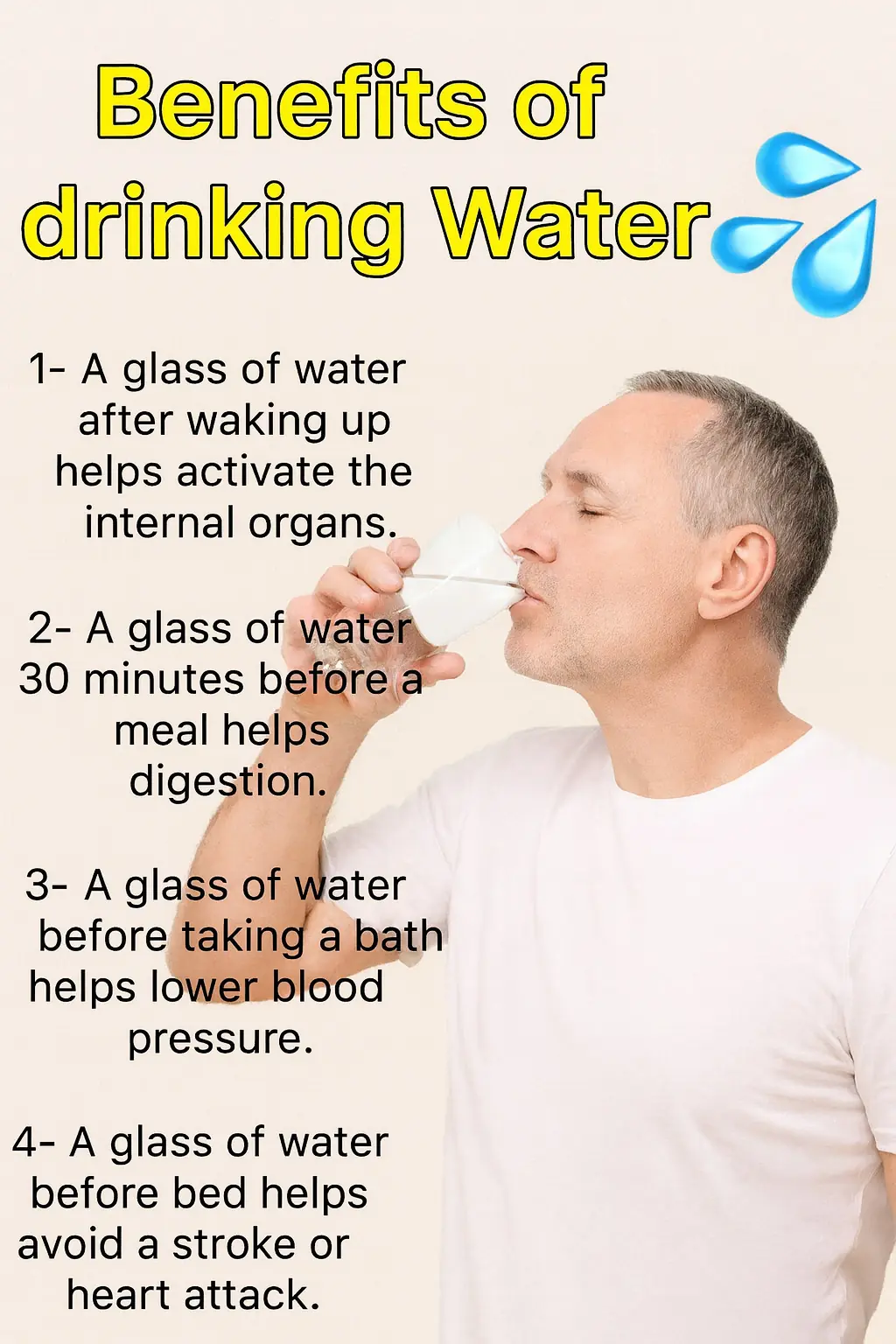 THE REASON WHY YOU SHOULD DRINK WATER EVERY DAY 👇