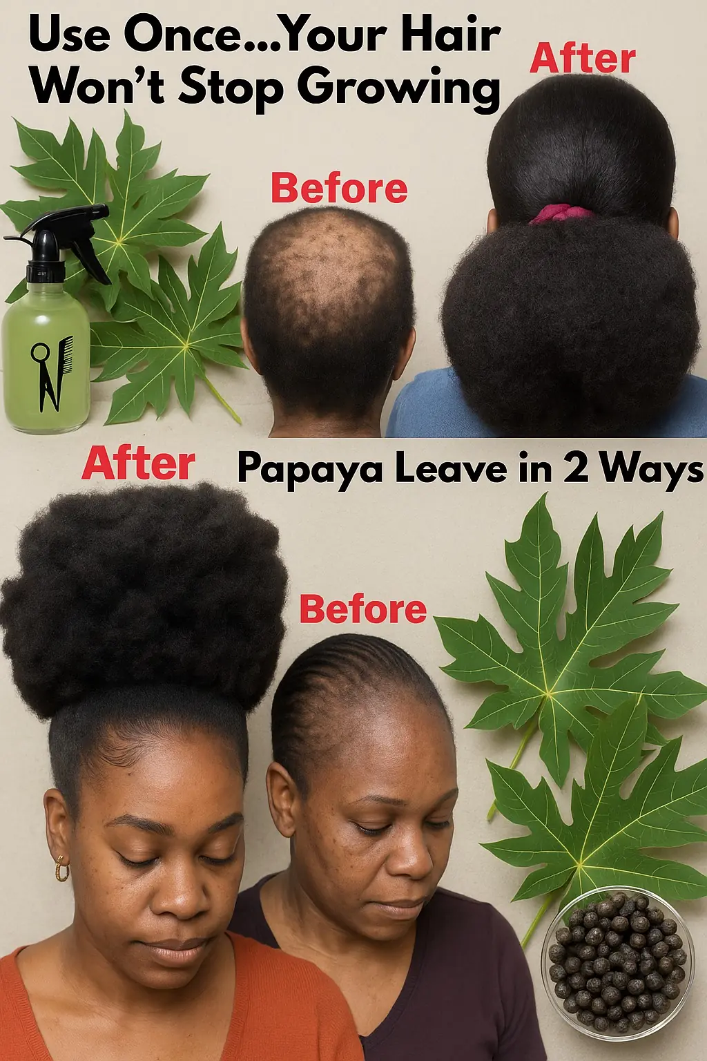 Discover the Tropical Secret to Luscious, Youthful Hair: Papaya Leaves Unveiled