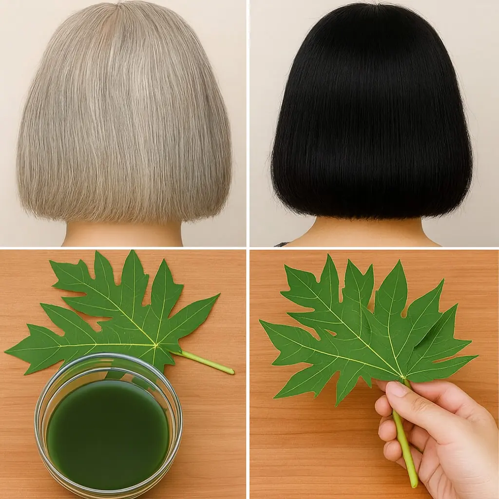 Turn Back Time on Your Hair: The Papaya Leaf Secret to Vibrant, Youthful Locks! 🌴