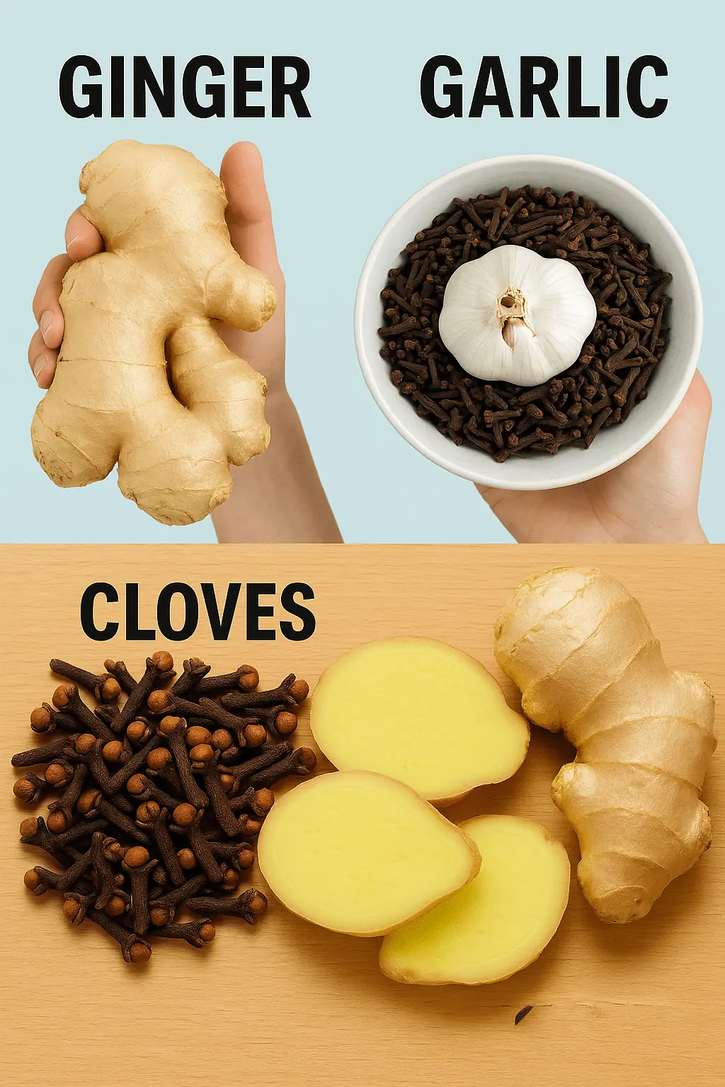 Garlic, Cloves, and Ginger Destroy Toxins and Fungi in the Body! 🌿✨ Grandma’s Golden Recipe Revealed