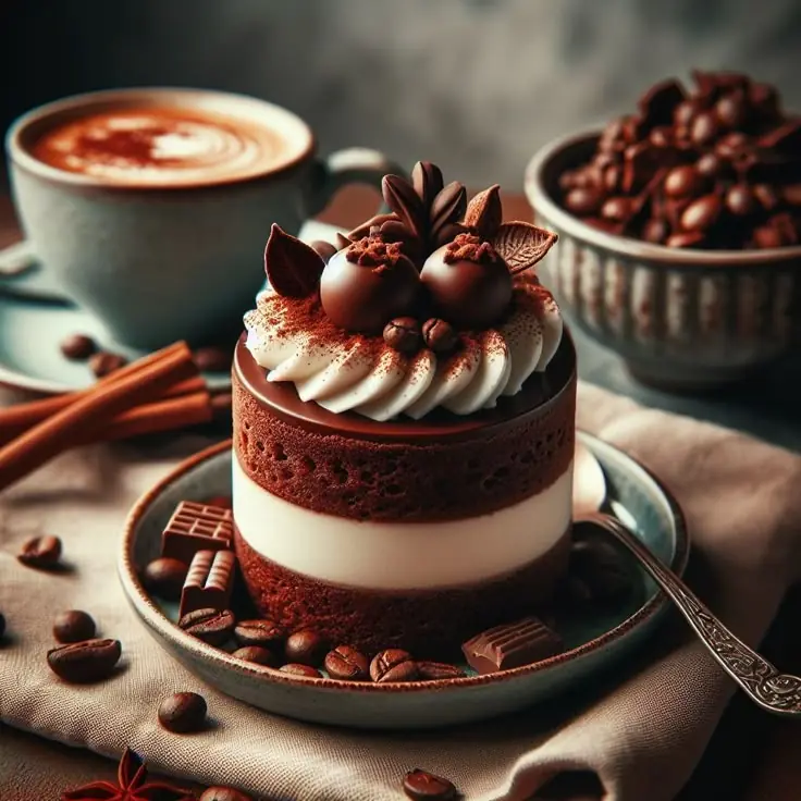 ☕🍫 Mocha Mousse Layer Cake