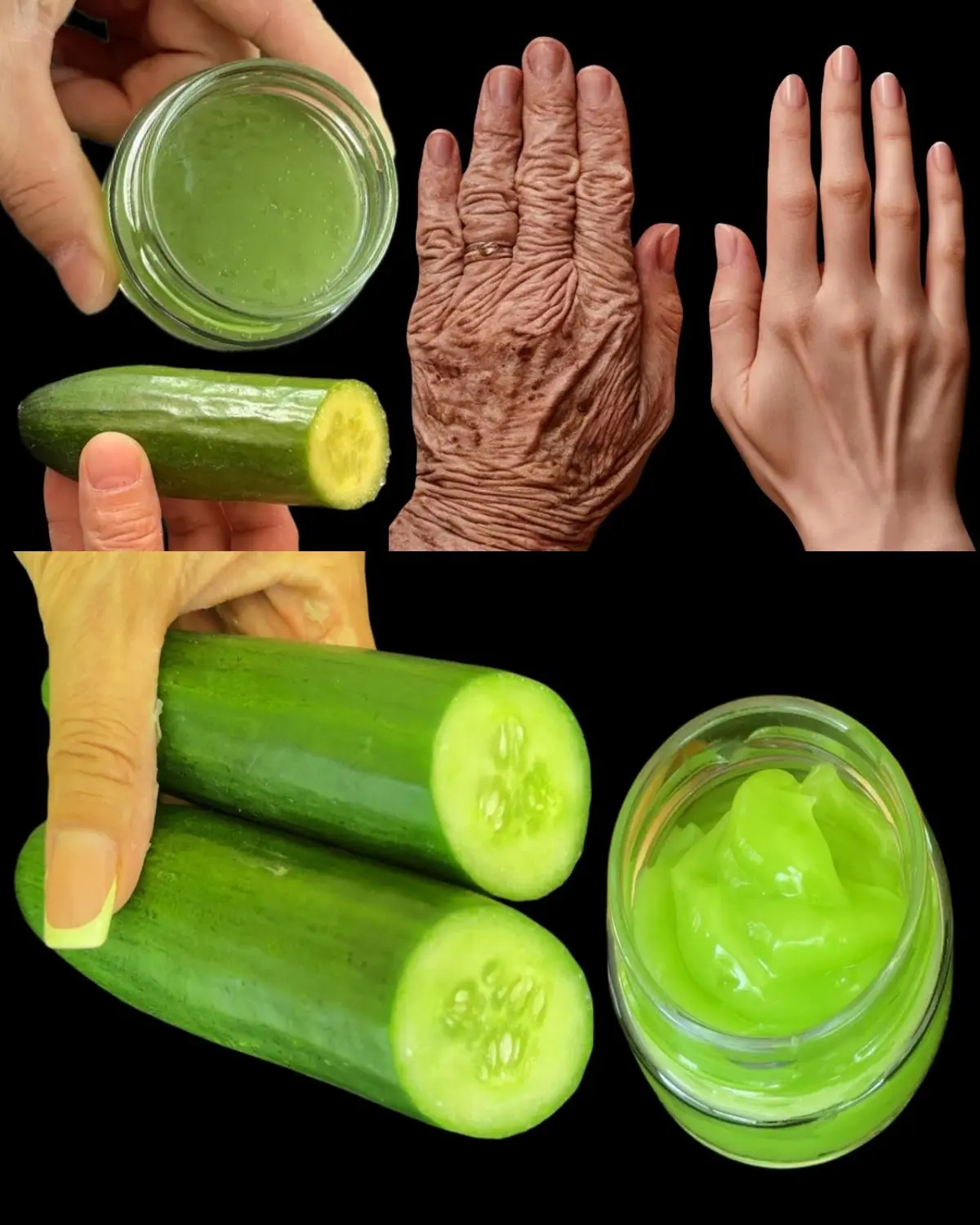 Cucumber Gel Remedy: Visibly Younger Hands with a Natural Touch