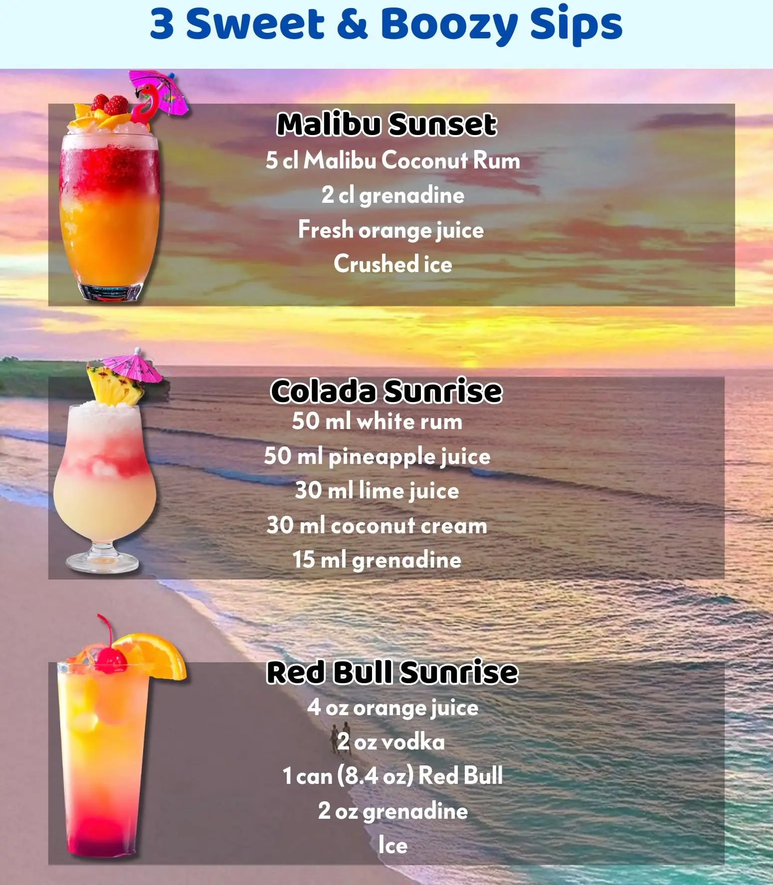 Tropical Sunrise Cocktails: Three Recipes to Brighten Your Evenings