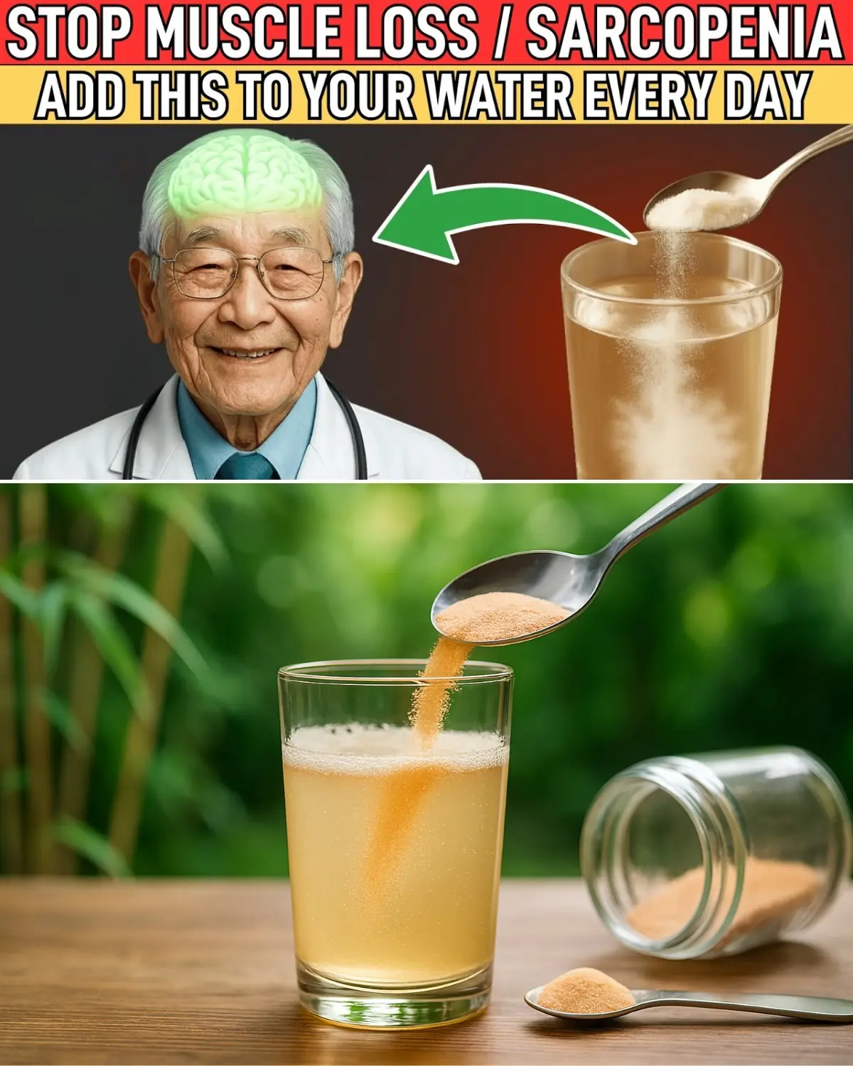 Japan's Oldest Doctor: Drinking Water Isn’t Enough After 60—Add THIS to Stay Muscular and Hydrated