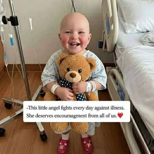 The little girl who fights illness every day but never loses her smile