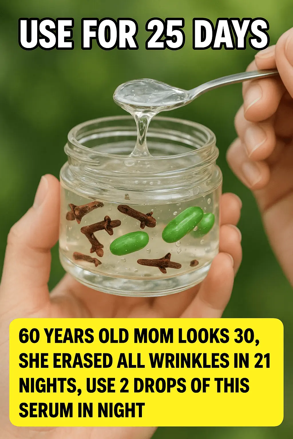 DIY Clove Wrinkle Eraser Serum – Get Younger, Glowing Skin Naturally!