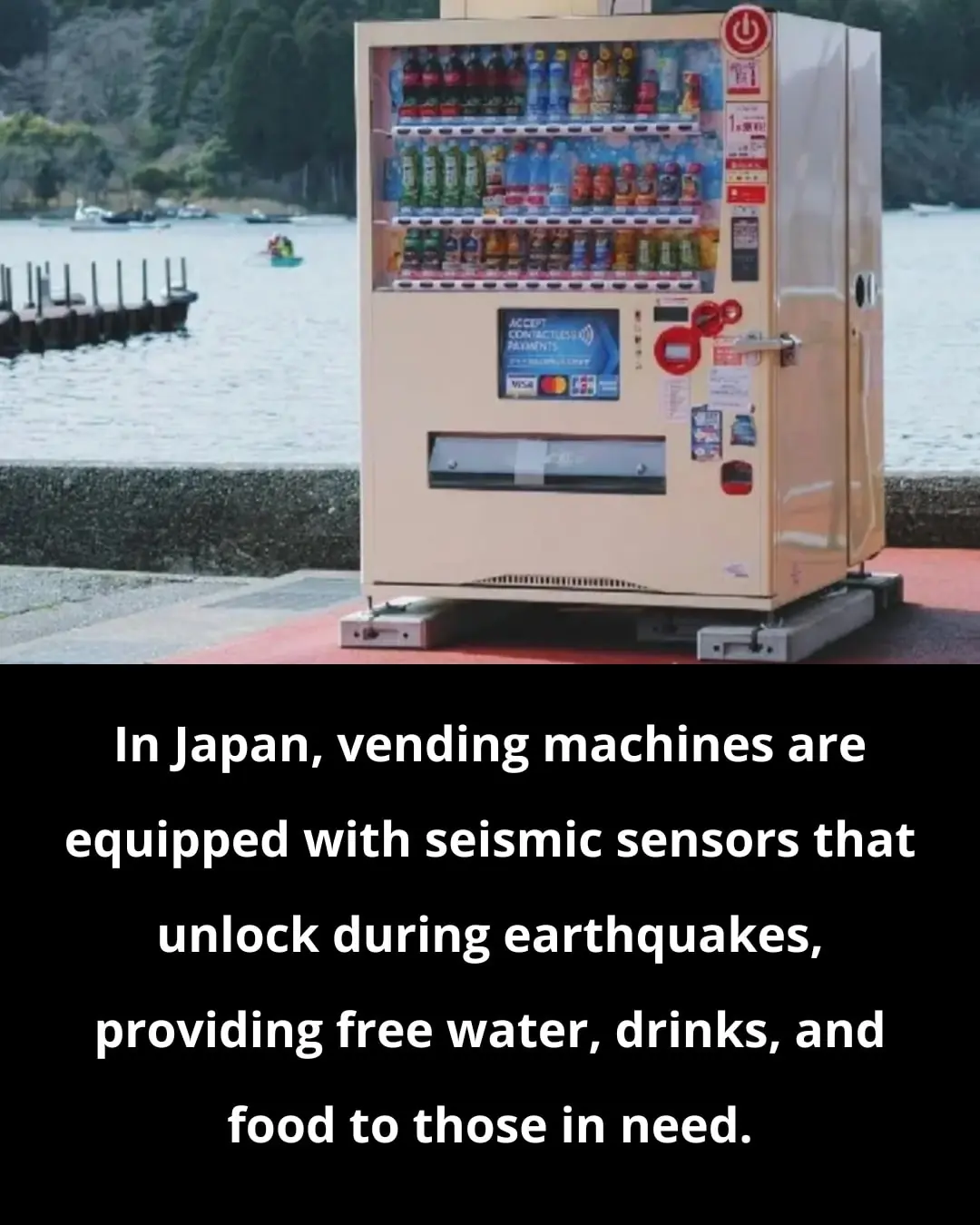Japan’s Vending Machines Equipped to Save Lives During Earthquakes