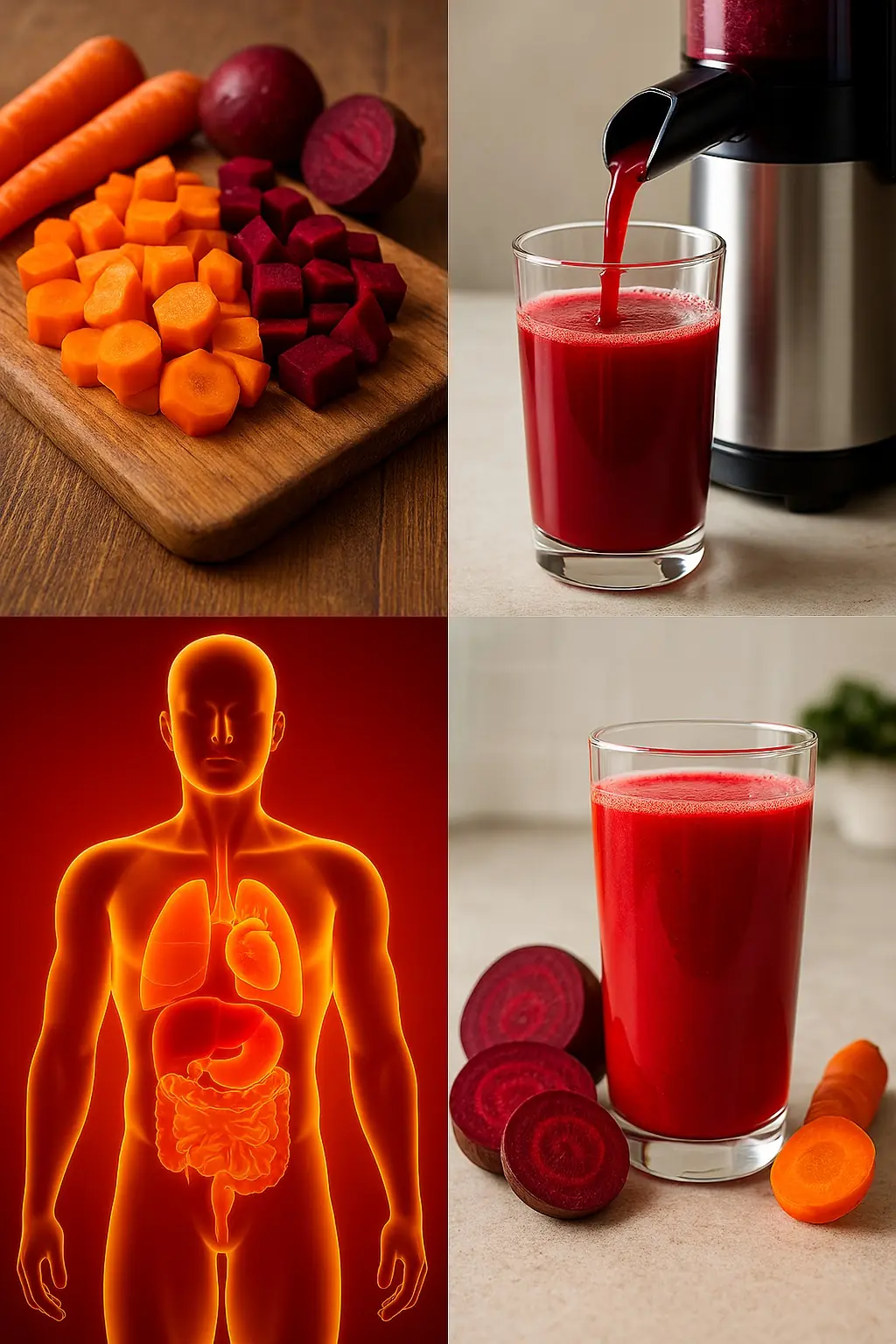 Drink Carrot and Beetroot Juice for Surprising Benefits